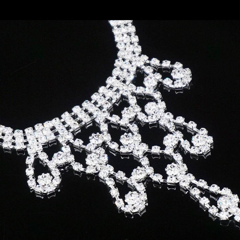 *SOLD on Offer Up * Crystal Boho Anklet w/Ring - Picture 3 of 5